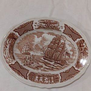 Alfred meakin  Fair winds serving plate 12 ins wide made in England